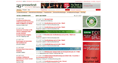 Desktop Screenshot of adhoc.pressetext.com