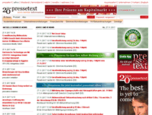 Tablet Screenshot of adhoc.pressetext.com